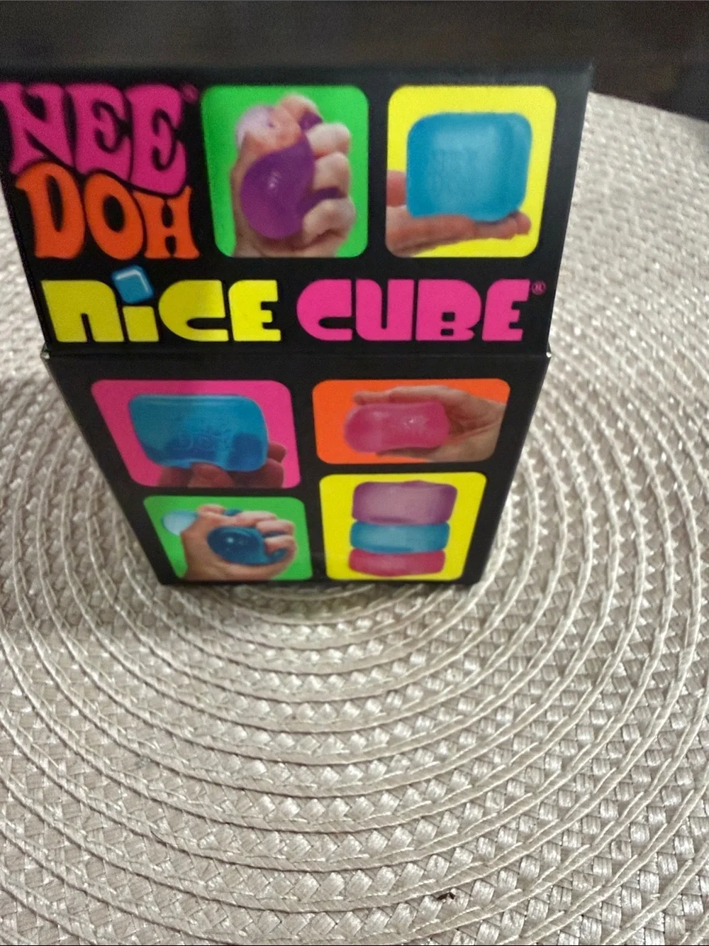 Original Nee Doh Nice Cube Pink Kids Squishy Toy